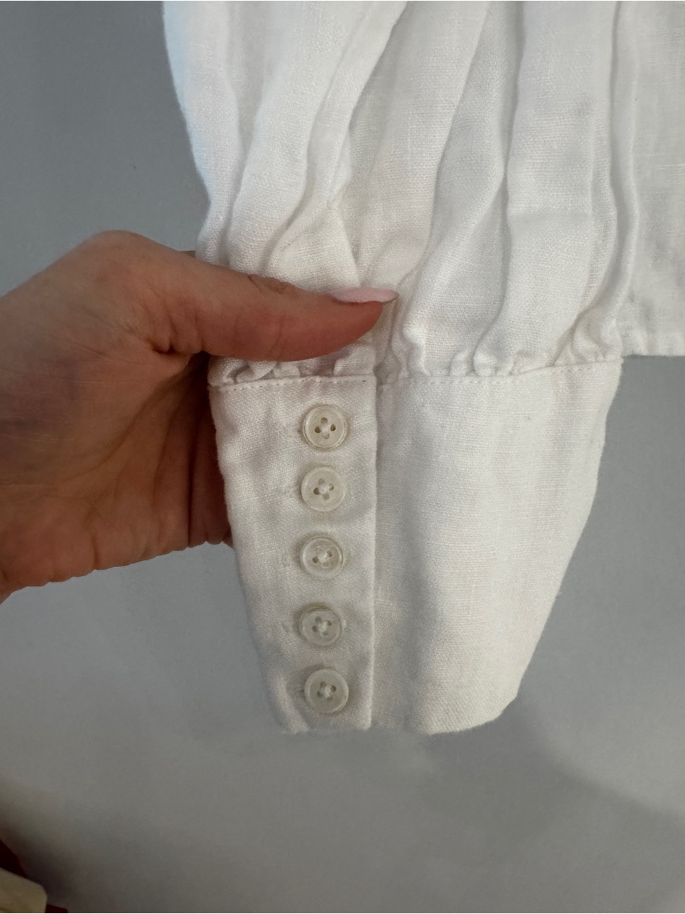 Reformation Stilton White Linen Top - Picture 5 of 5